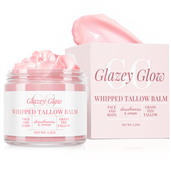 Strawberries & Cream Whipped Tallow Balm Grass Fed- 2oz